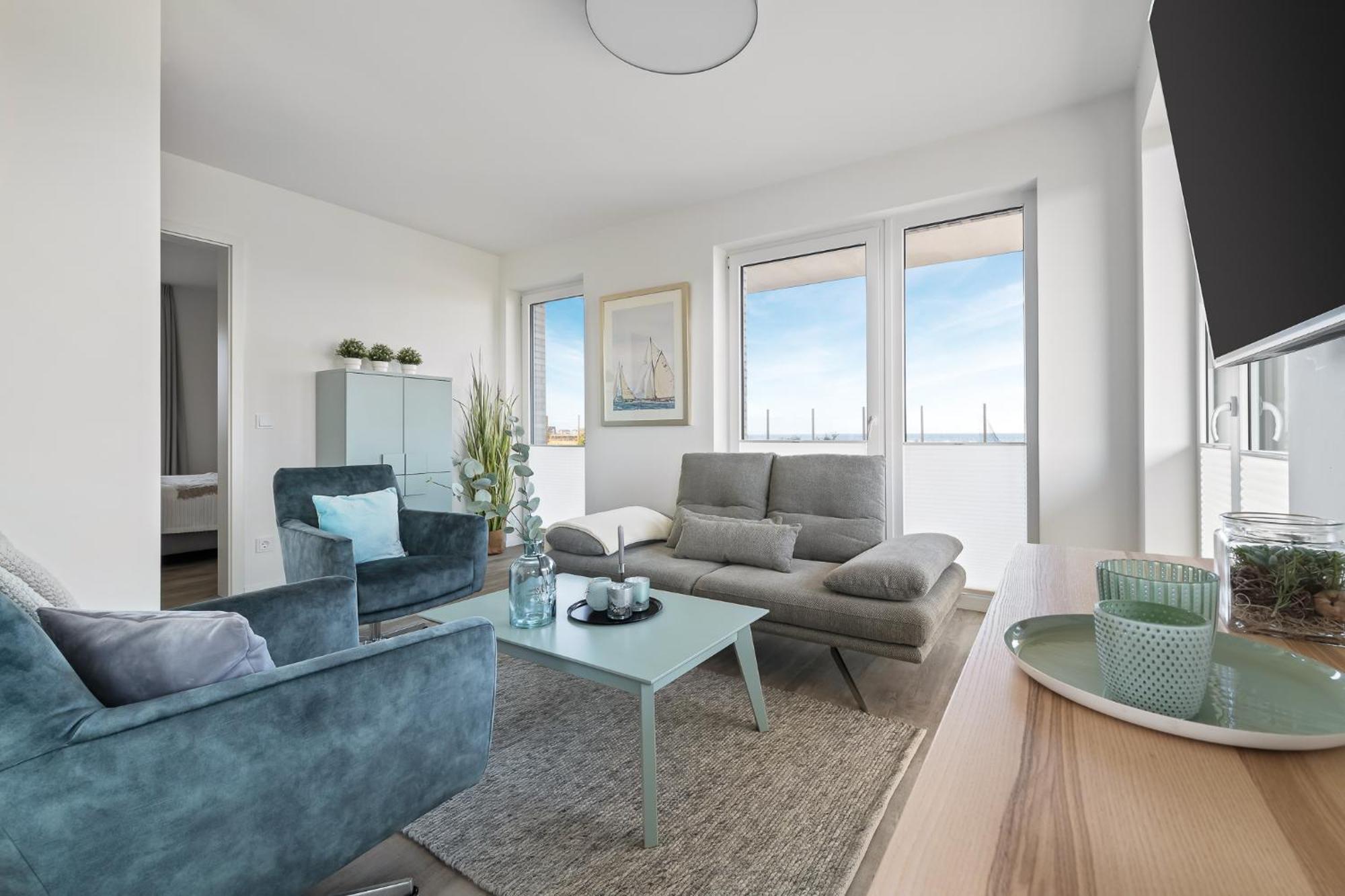 Beachterracefour- Eg, Meerblick, Terrasse, Kamin, Sauna Olpenitz Kültér fotó