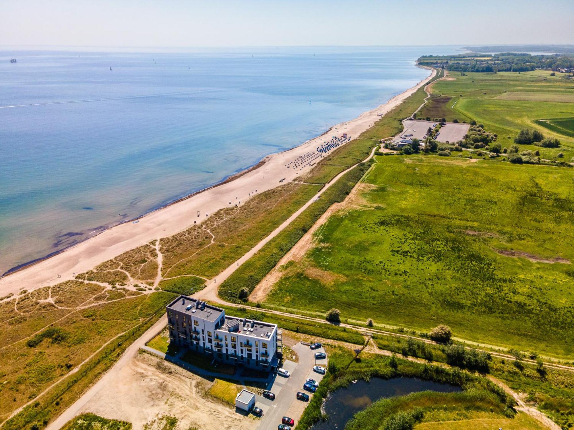 Beachterracefour- Eg, Meerblick, Terrasse, Kamin, Sauna Olpenitz Kültér fotó