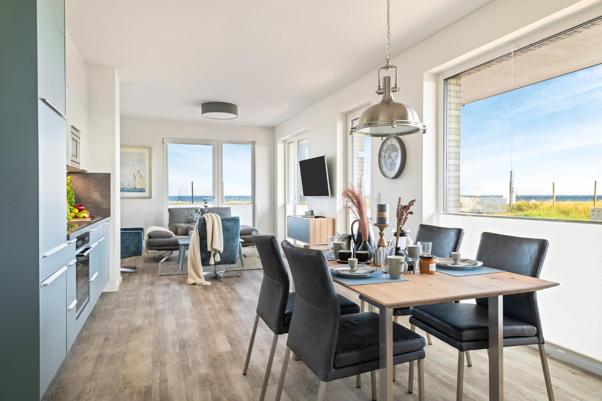 Beachterracefour- Eg, Meerblick, Terrasse, Kamin, Sauna Olpenitz Kültér fotó