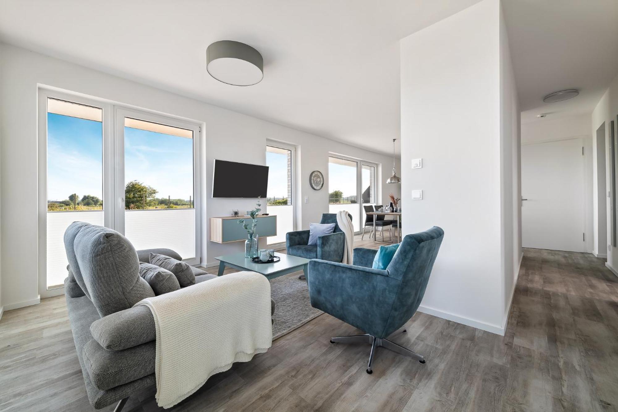 Beachterracefour- Eg, Meerblick, Terrasse, Kamin, Sauna Olpenitz Kültér fotó